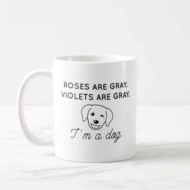 Taza De Café Los rosas son grises (Izquierda)
