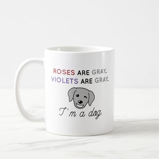 Taza De Café Los rosas son grises (Izquierda)