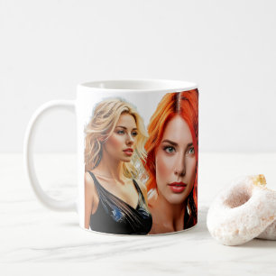 Taza De Café Los rostros de la belleza