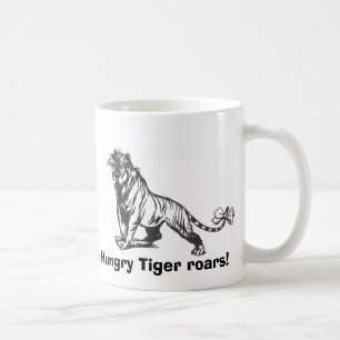Taza De Café ¡Los rugidos hambrientos del tigre!