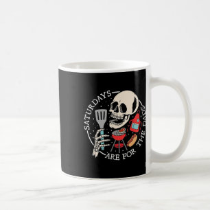 Taza De Café Los Sábados Son Para Los Papás Esqueleto Divertido