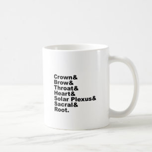 Taza De Café Los Siete Chakras del Hinduismo y Ritual Hindú