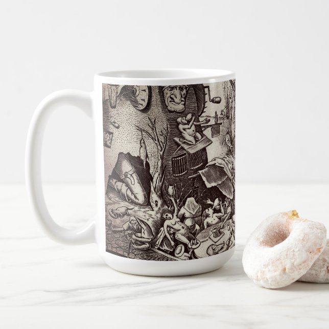 Taza De Café Los siete pecados mortales - Gluttony (Con donut)