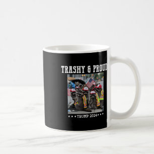 Taza De Café Los simpatizantes de Trump Basura Mapache Basura Y