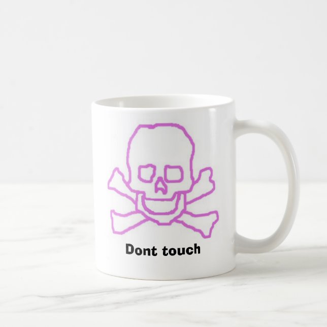 Taza De Café los skullandbones, no tocan (Derecha)