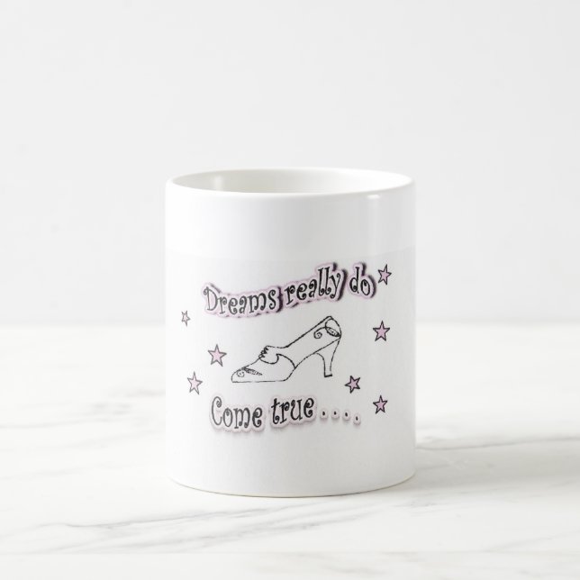 Taza De Café Los sueños vienen realmente verdad (Centro)