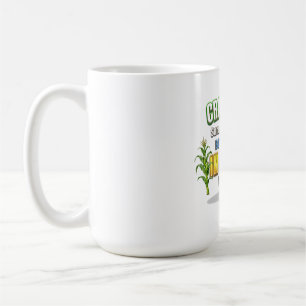 Taza De Café Los tallos de maíz de SlipperyJoe siguen a algún f