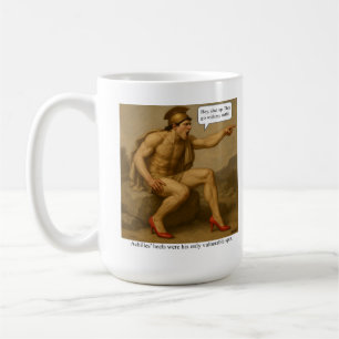 Taza De Café Los talones de Aquiles eran su único punto vulnera