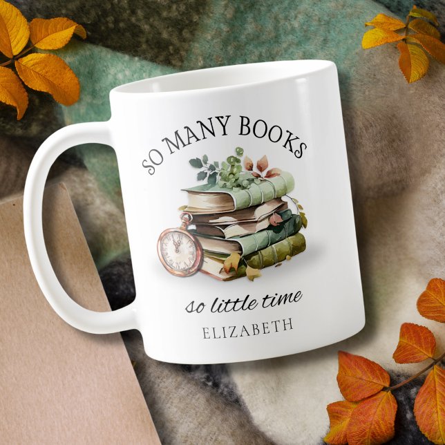 Taza De Café Los tantos libros de Lover son tan poco tiempo (Subido por el creador)