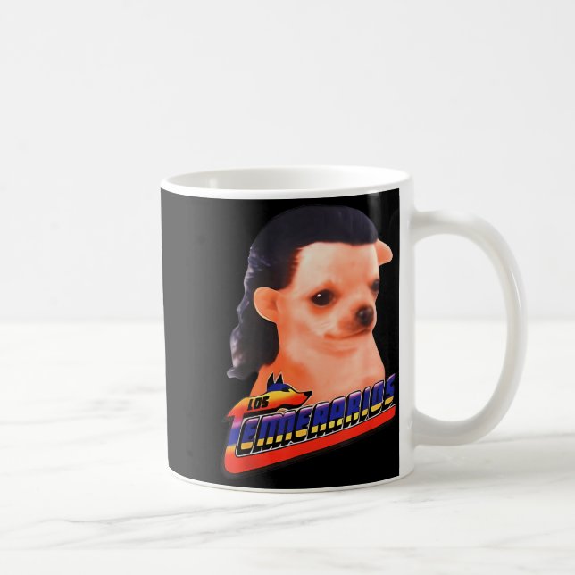Taza De Café Los Temerarios Funny Dog Chihuahua  (Derecha)