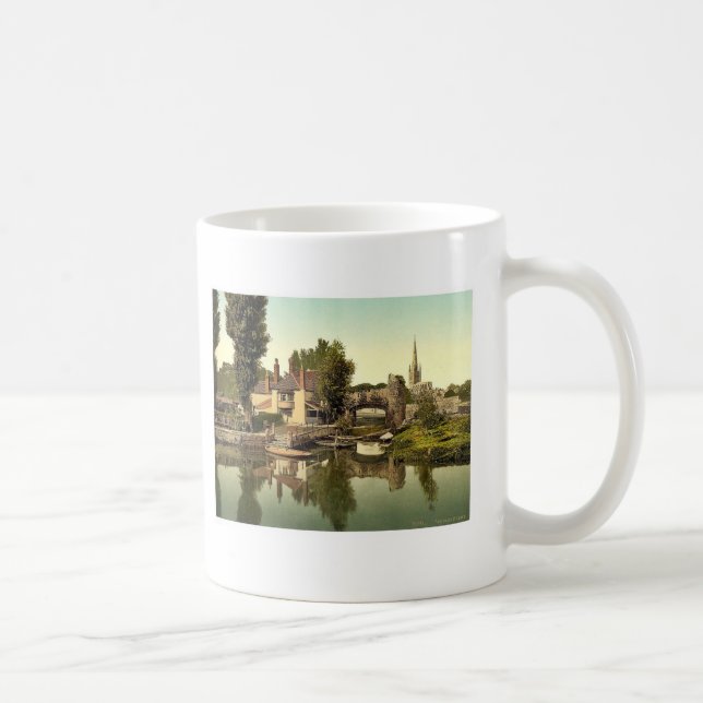 Taza De Café Los tirones balsean, Norwich, Inglaterra (Derecha)