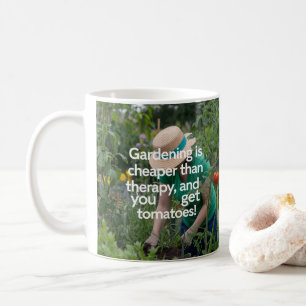 Taza De Café Los tomates de terapia de Garden Lover