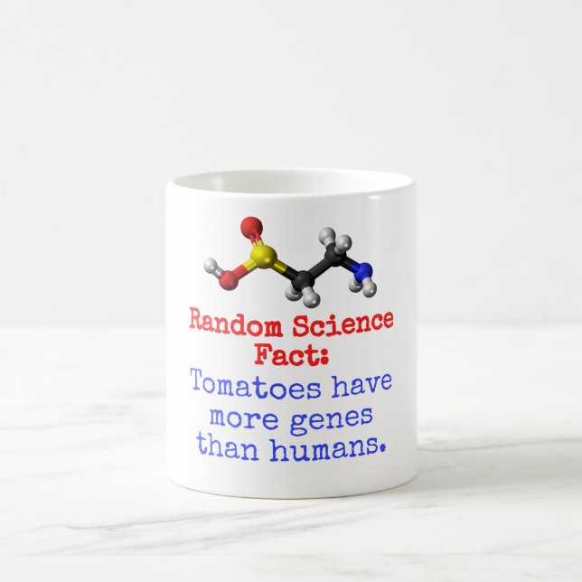 Taza De Café Los tomates tienen más genes - Ciencia Fact (Centro)