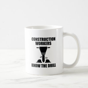 Taza De Café Los Trabajadores De La Construcción Conocen La Per