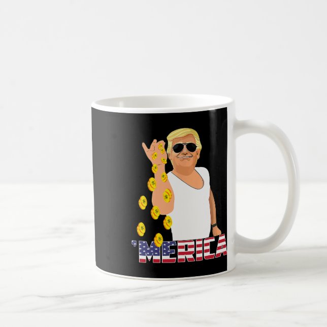 Taza De Café Los trajes de Trump de Merica (Derecha)