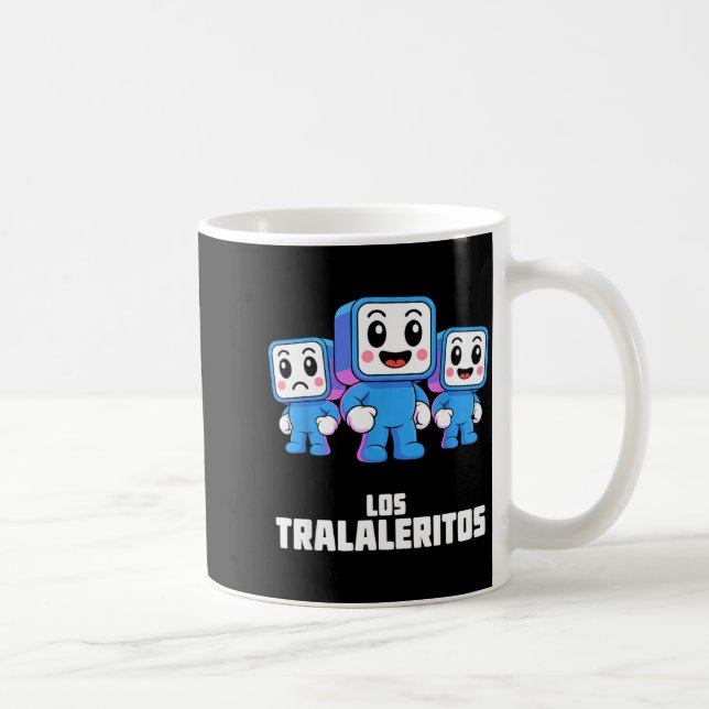 Taza De Café Los Tralaleritos - Funny Italian Brainrot Cringe K (Derecha)