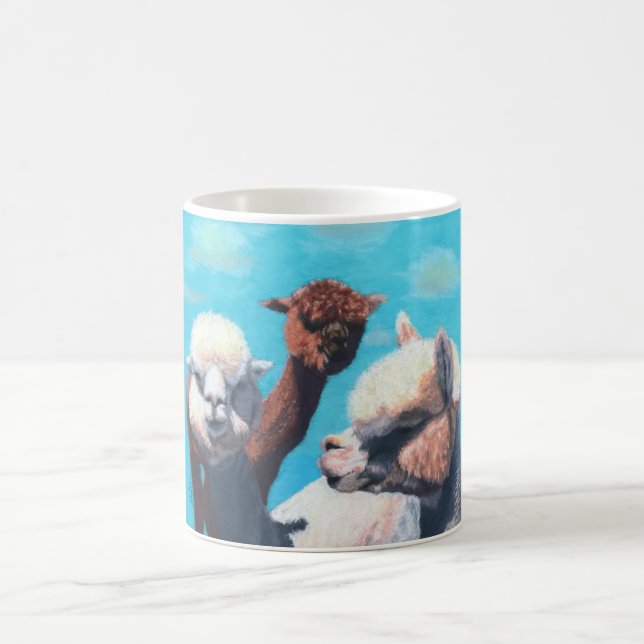 Taza De Café Los tres Alpacateers (Centro)