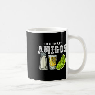 Taza De Café Los tres amigos de la sal de lima Tequila Funny Ci
