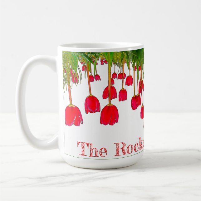 Taza De Café ¡Los tulipanes rojos del resplandor de Rockets! (Izquierda)