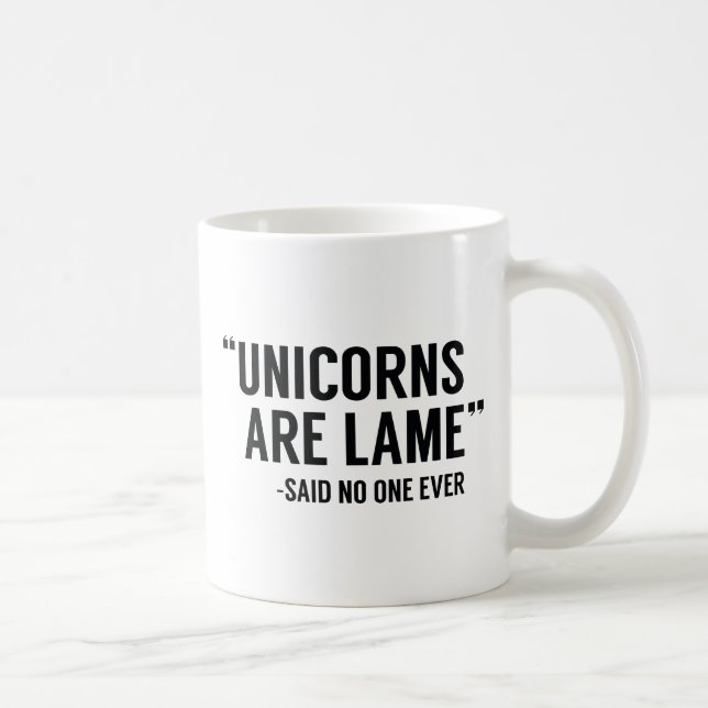 Taza De Café Los Unicornios Son Inocentes (Derecha)
