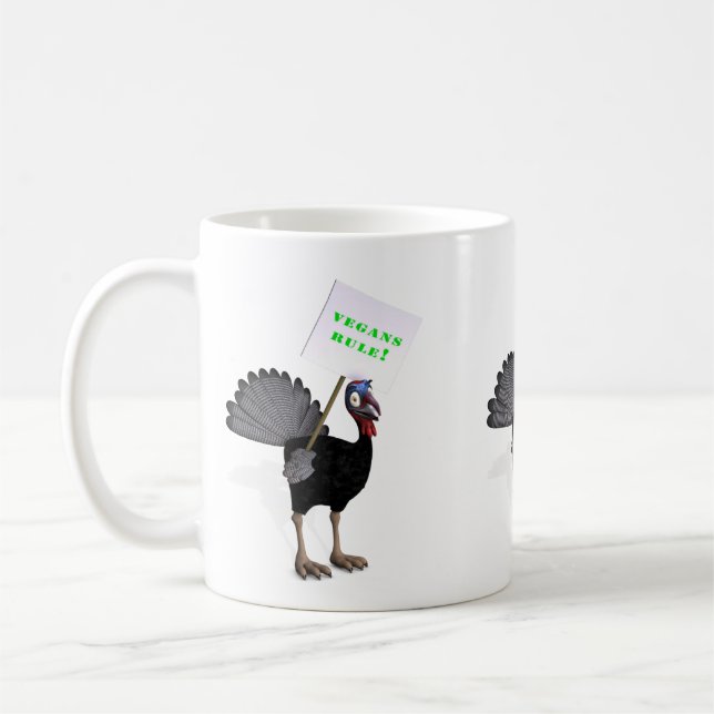 Taza De Café ¡Los vegetarianos gobiernan! (Izquierda)