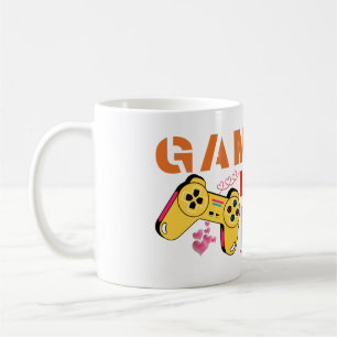Taza De Café Los videojuegos son mi amor - Jugador