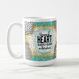 Taza De Café Los viejos y divertidos regalos de peluca, jóvenes