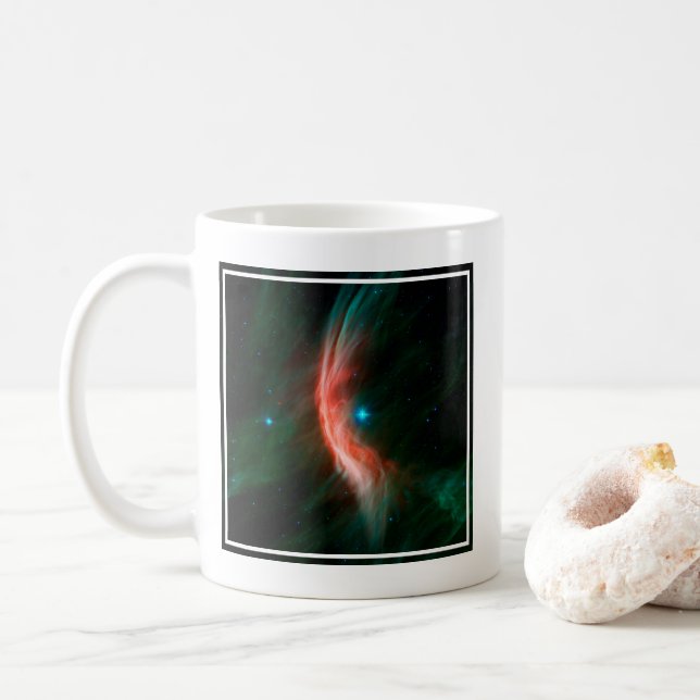 Taza De Café Los Vientos Estelares Salen De Zeta Ophiuchi. (Con donut)