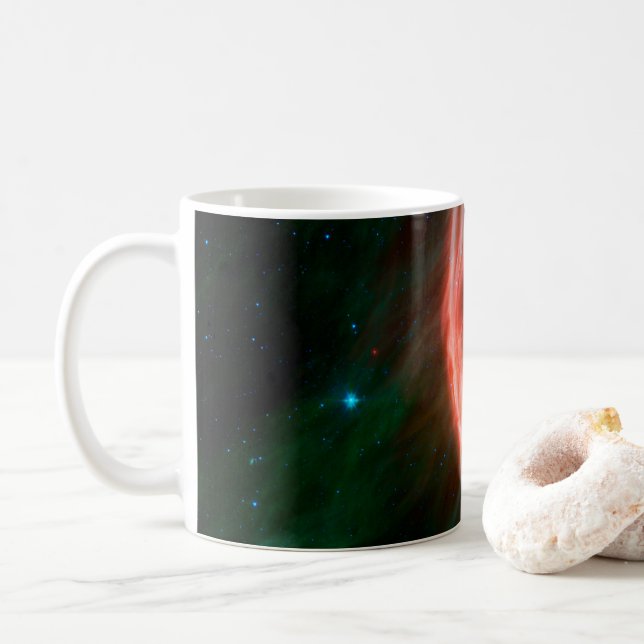 Taza De Café Los Vientos Estelares Salen De Zeta Ophiuchi. (Con donut)