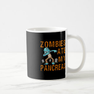 Taza De Café Los zombies se comen mi páncreas - Diabetes divert