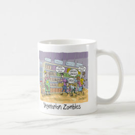 Taza De Café ¡Los zombies vegetarianos que quieren GRANOS, GRAN