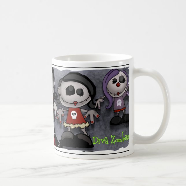 Taza De Café Los zombis de la diva (Derecha)