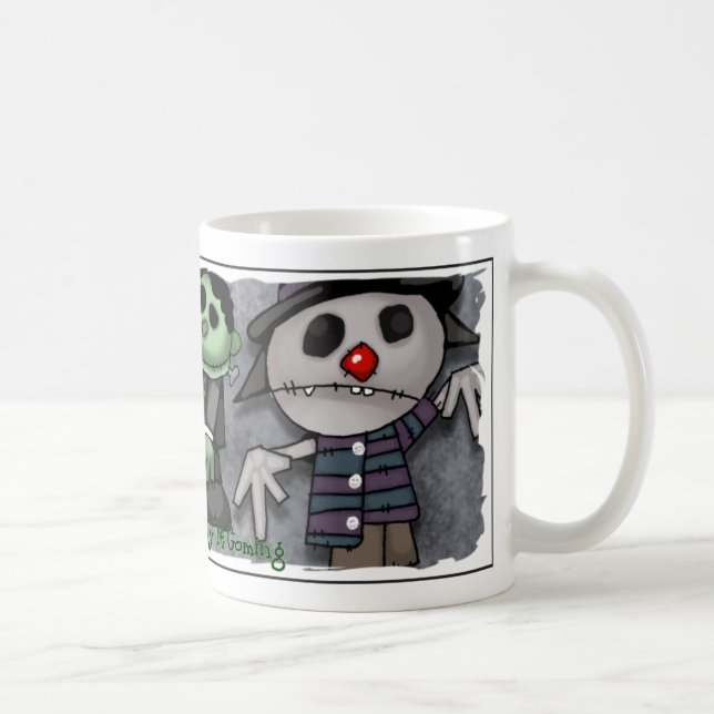 Taza De Café Los zombis están viniendo (Derecha)