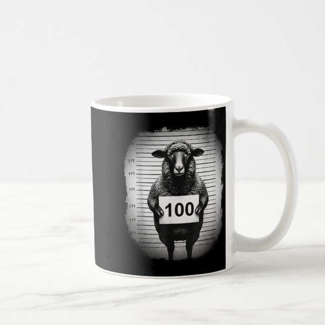 Taza De Café Lost Sheep And Found Wanted Mugshot Christian Men  (Derecha)