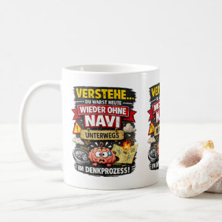 Taza De Café Lost Thought Process – Funny Brain Design