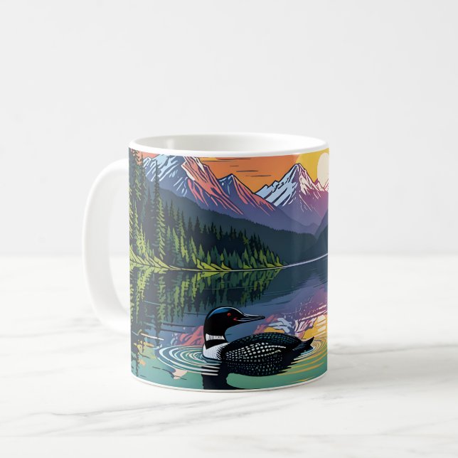 Taza De Café Lote al atardecer (Anverso izquierdo)