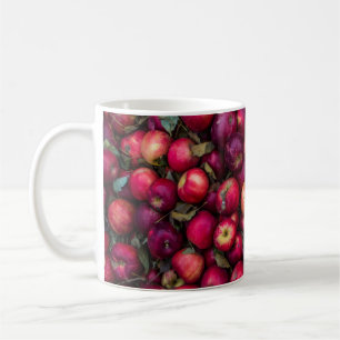Taza De Café Lote de manzanas rojas