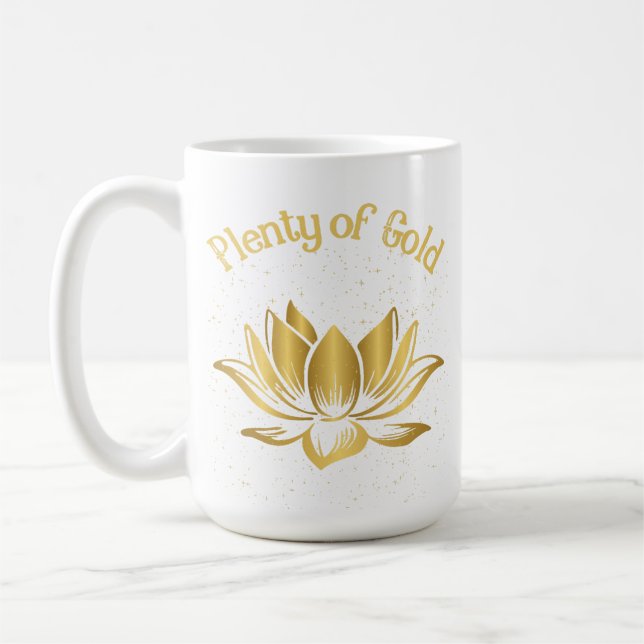 Taza De Café Loto de oro (Izquierda)