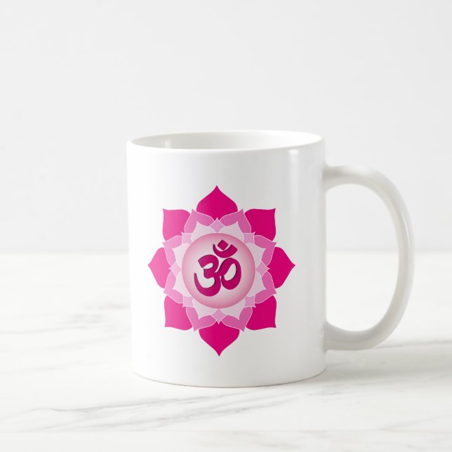 Taza De Café Loto rosa (Derecha)