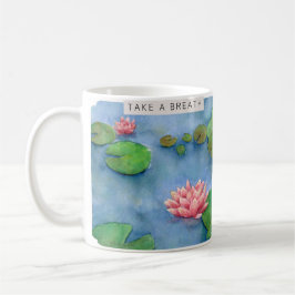 Taza De Café Lotus flower watercolor