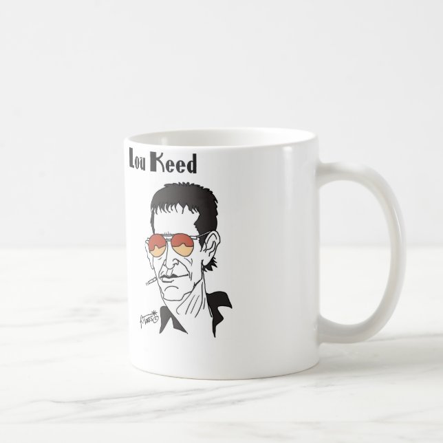 Taza De Café Lou Reed caricature (Derecha)