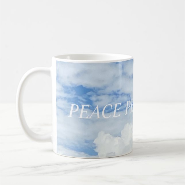 TAZA DE CAFÉ LOUDS AZUL CLOUDS FOTO DE CAFÉ CLÁSICO (Izquierda)