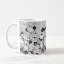 Taza De Café Louis Wain Cat Art Be Good cat almohada