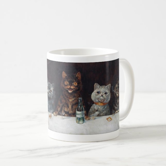 Taza De Café Louis Wain “ The bachelor party ” (Anverso derecho)