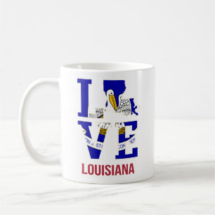 Taza De Café Louisiana, el amor del estado de los Estados Unido