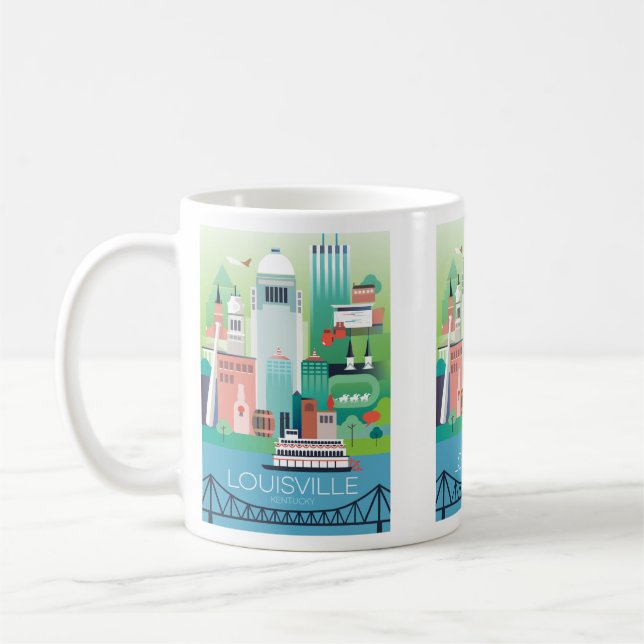 Taza De Café Louisville Mug (Izquierda)