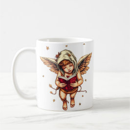Taza De Café Love 101: La guía de Cupid al romance ❤️ 📖 ✨