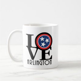 Taza De Café LOVE Arlington 11oz