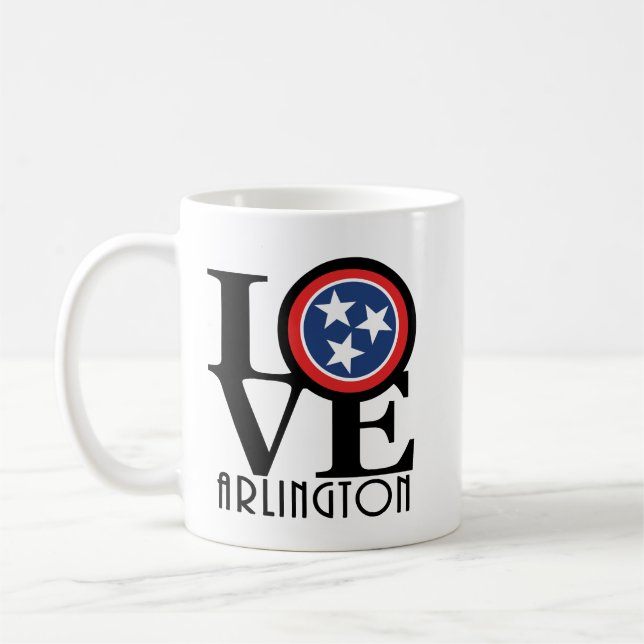 Taza De Café LOVE Arlington 11oz (Izquierda)