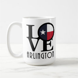 Taza De Café LOVE Arlington 15oz